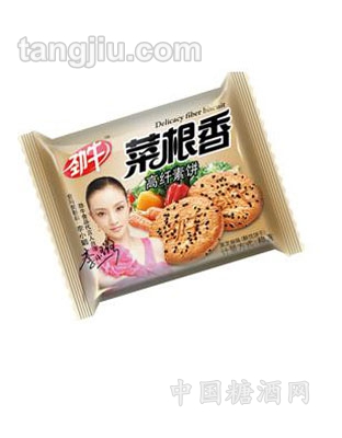黑芝麻味菜根香高纤素饼