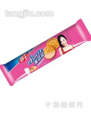 56克草莓夹心味美滋滋饼干