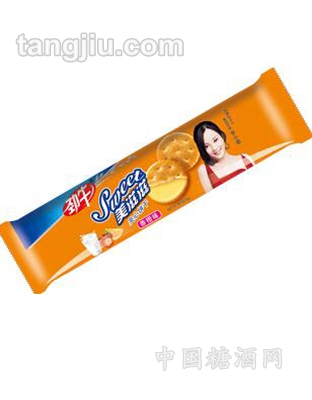 56克香橙夹心味美滋滋饼干