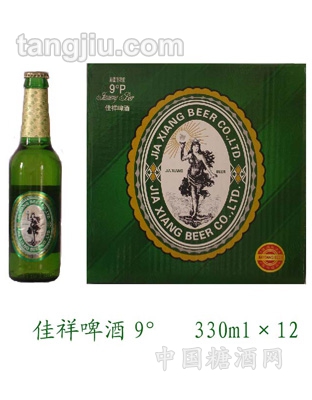 佳祥啤酒9度330ml
