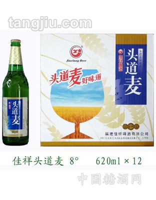 佳祥啤酒头道麦8度620ml