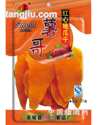 红心薯干片200g