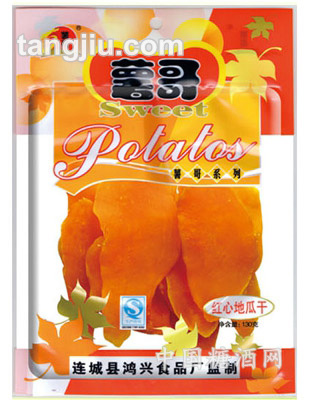 红心薯干片130克
