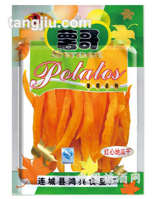 130克红心薯干条