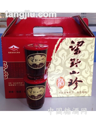 35度杯装梁野山珍酒