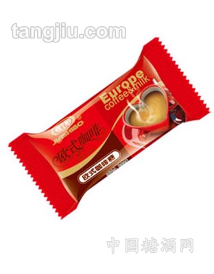 欧式硬糖咖啡糖红色装