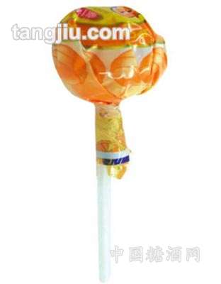 小球星夹心棒香橙味