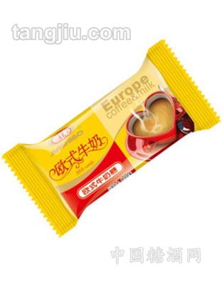 欧式硬糖牛奶糖黄色装