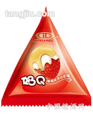 奶Q夹心奶球草莓味