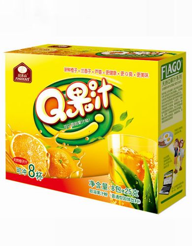 Q果橙子味盒装