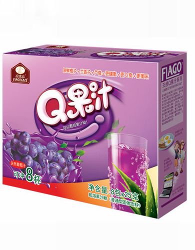 Q果汁葡萄味盒装