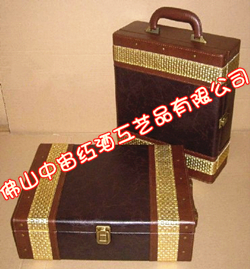 红酒皮盒
