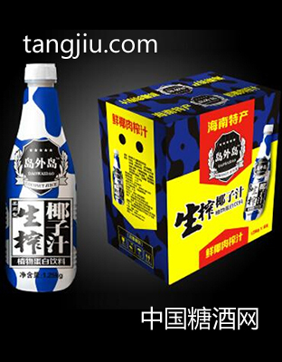 岛外岛生榨椰子汁植物蛋白饮料1.25kg&#215;6