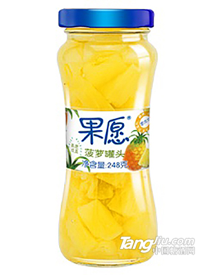 248g玻璃瓶果秀菠萝