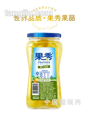 760g玻璃瓶糖水菠萝