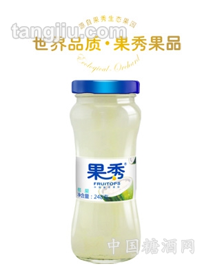 248g玻璃瓶果秀椰果