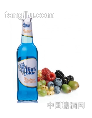 high blue蓝精伶鸡尾酒-宾治味