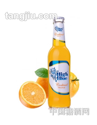 high blue蓝精伶鸡尾酒-橙味