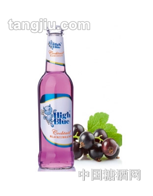 high blue蓝精伶鸡尾酒-黑加仑味