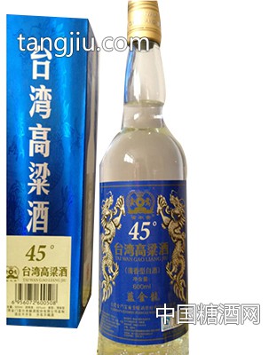台湾高粱酒45%蓝金龙