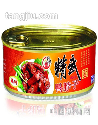 荆味鸭脖罐头