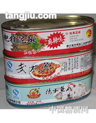 樊口粑铺泥鳅罐头鱼148g