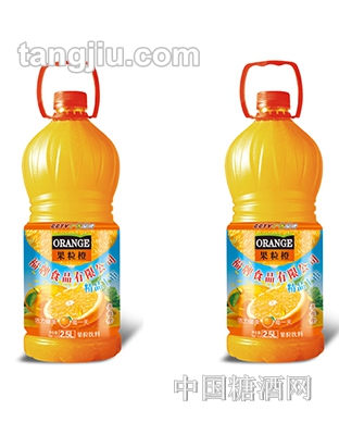 名福果粒橙PE瓶2.5Lx6瓶