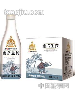 名福泰式生榨椰子汁1.25Lx6瓶