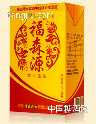 福森源草本凉茶利乐250ml