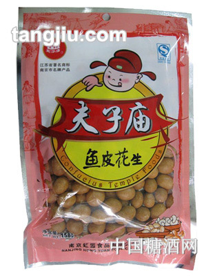 夫子庙鱼皮花生158g