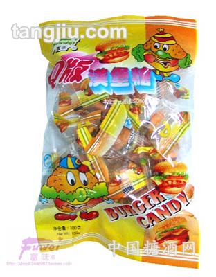 富味100GQ版汉堡橡皮糖