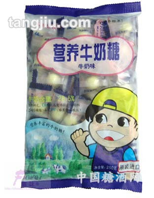 韩国250G可来运乳球糖原味