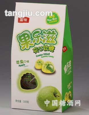富味果乐滋夹心软糖(苹果味)100克