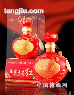 北京方庄红瓷二锅头酒