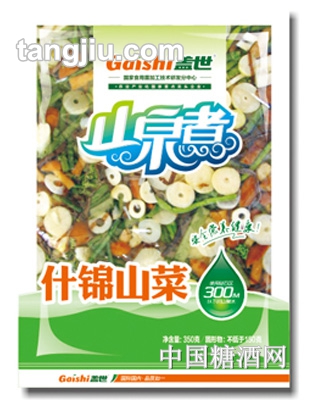 盖世山泉煮什锦山菜350g