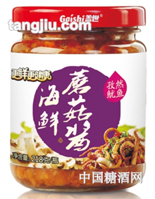 盖世鱿鱼蘑菇酱218g