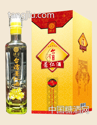 錬谷台湾薏仁酒黄盒