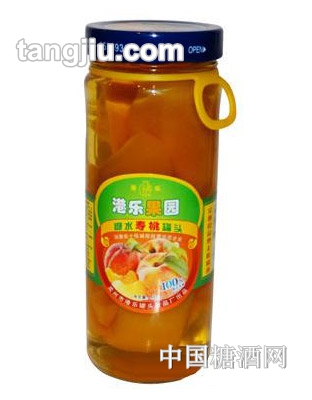 港乐果园糖水寿桃罐头460g
