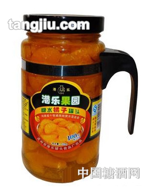 港乐果园糖水橘子罐头528g