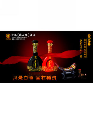 商务红黑瓶.