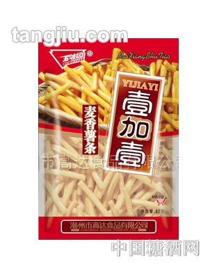 五味园壹加壹麦香薯条82g