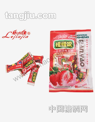 乐加佳慢慢咬-草莓奶糖56g