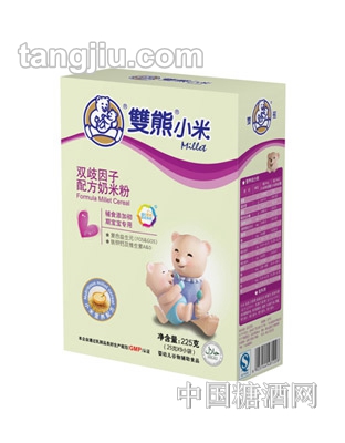 双熊双歧因子配方奶米粉225g