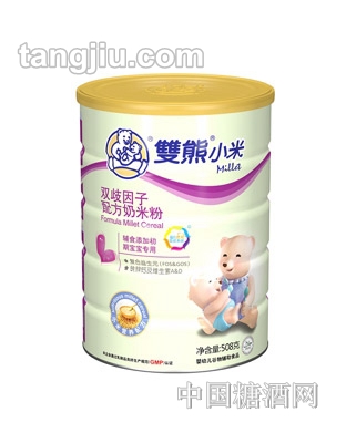 双熊双歧因子配方奶米粉508g