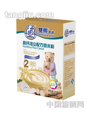 双熊金装高钙淮山配方奶米粉225g