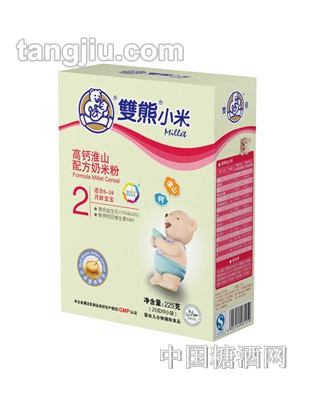 双熊高钙淮山配方奶米粉225g