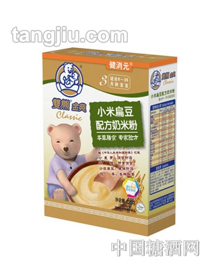 双熊金典小米扁豆配方奶米粉225g