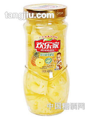 欢乐家菠萝罐头480g