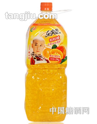 乐满家粒粒橙果粒果味饮料2.0kg