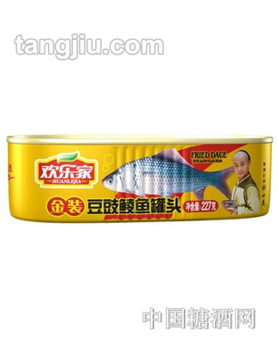 欢乐家金装豆豉鲮鱼罐头227g